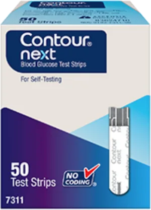 CONTOUR®NEXT test strips are used with all CONTOUR®NEXT meters